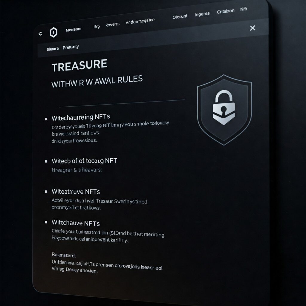 Treasure NFT Withdrawal Rules